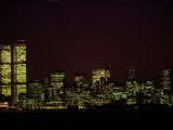 Night View of the Skyline of Lower Manhattan Fotografisk tryk af Paul Chesley Night View of the Skyline of Lower Manhattan Fotografisk tryk af Paul Chesley