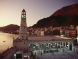 The Mosque of Al-Rawdha at Sunset Photographie
