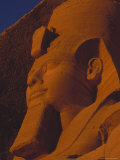 Close View of the Statue of Ramses Ii at Abu Simbel Photographic Print