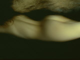A Woman Swimming in the Nude Photographie