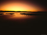 Paoha and Negit Islands are Silhouetted in the Middle of Mono Lake Photographic Print
