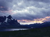 Twilight View of Tonquin Valley in Jasper National Park Photographic Print