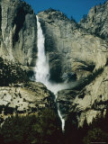 Yosemite Falls Drops 2,425 Feet into the Valley Photographic Print by Joseph H. Bailey