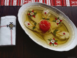 Russian Food Served Fancy Photographic Print