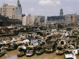 Small Craft in Soochow Creek Photographic Print