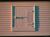 View of a Latched Entry in a Shaker Barn Photographic Print by Sam Abell