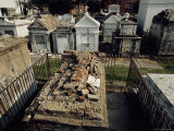 A View of the Above-The Water-Table, Dilapidated Crypts at the Saint Louis No. 1 Cemetery Photographic Print