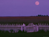 Moonrise over Smith Island Lámina fotográfica