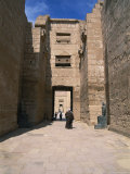 The Massive Mortuary Complex at Medinet Habu, Site of the Tomb of King Ramses Iii Photographic Print