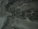 An Aerial View of Swirling Sand on the Sea Floor Photographic Print by Jodi Cobb