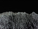 Surf Washing over a Black Lava Beach Photographie