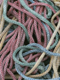 A Heap of Colorful Ropes Photographic Print