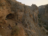 Overview of Amud Cave, an Early Man Archeological Site in Israel Photographic Print
