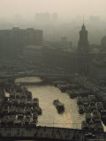 The Huangpu River and Zhongshan Boulevard, Shanghai Photographie