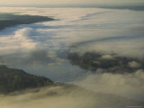 Elevated View of Clouds Blanketing the Missouri Mountains and Valleys Photographic Print by Sam Abell