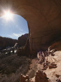 Ruins of Anasazi Cliff Dwellings Photographic Print by Ira Block