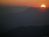 Sunset over Massanutten Mountain Photographie