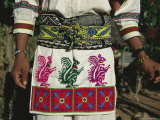 A Shot of a Huichol Mans Traditional Outfit for the Peyote Pilgrimage That is Made Each Year Photographic Print by Maria Stenzel