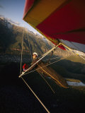 Hang Glider over Telluride, Colorado, This Self Portrait Photo is Taken by a Wing-Mounted Camera Photographie