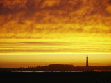 Pea Island Lighthouse at Dusk Photographie
