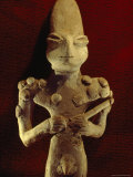 A Ubaid Terra-Cotta Fiqure Dating from 3500 B.C. Photographie