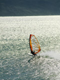 Windsurfer Makes Waves in Baja, Mexico Photographie