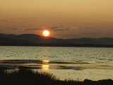 Sunset over Mountains and Water Photographic Print by Klaus Nigge