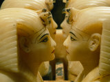 Alabaster Carvings Found in the Tomb of Tutankhamun Photographic Print by Kenneth Garrett