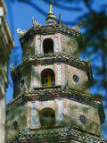The Top Three Stories of a Pagoda Photographic Print