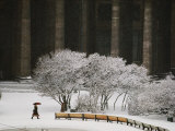 Winter View with the Neoclassic Columns of Kazan Cathedral in the Background Photographic Print by Steve Raymer