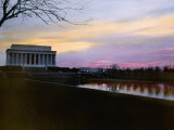 The Lincoln Memorial at Twilight Photographic Print by Charles Martin