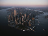 An Aerial View of the South End of Manhattan Island Photographie par Jodi Cobb