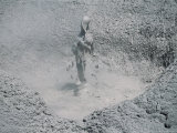 Bubbling Mud Pot, Pocket Basin, Yellowstone National Park, Wyoming Photographic Print