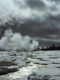 Old Faithful Geyser, Upper Geyser Basin Photographic Print