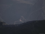 An Elevated View of Part of the Great Wall of China Photographie