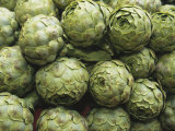 Artichokes at an Open Air Market Photographic Print