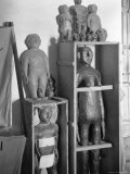 A photograph of ex-voto offerings in the Monastery of Saint Andreas Lámina fotográfica A photograph of ex-voto offerings in the Monastery of Saint Andreas Lámina fotográfica