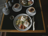 Restaurant Table Filled with Food Photographic Print by Sam Abell