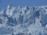 A View of Ice Seracs on Holgate Glacier Photographic Print