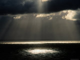 A Ray of Sunlight Illuminates a Patch of Water Photographic Print