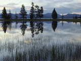 Yellowstone Lake à l'aube, Yellowstone National Park, Wyoming Photographie