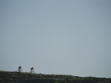 Biking Above Red Lakes in Wyoming Photographic Print by Bobby Model