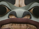 Closeup of Totem Pole Photographic Print