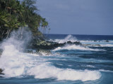 A Coastal View of the Southeast Corner of Hawaii Photographie par George F. Mobley