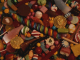 A Varied View of Dime Store Candy Makes Sweet Colorful Patterns Photographic Print by Stephen St. John