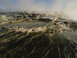 Pool on the Canary Spring, Mammoth Hot Springs Photographic Print