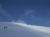Friends Do Some Backcountry Skiing in the Dezaiko Range Photographie