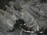 Aerial View of Shoshone Creek in Shoshone Geyser Basin Photographic Print by Norbert Rosing