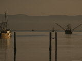 Fishing Trawlers Head out of Neah Bay During the Early Morning Hours Photographic Print by Sam Abell
