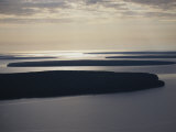 An Aerial View of the Apostle Islands and Lake Superior Photographic Print
